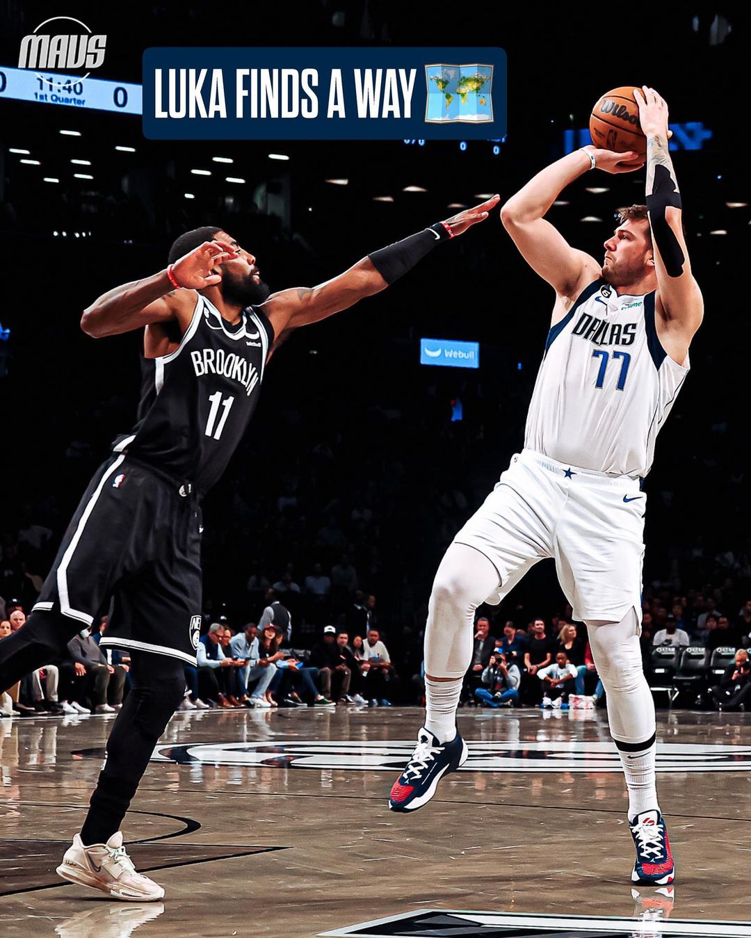 西門關鍵抄截拖入延長賽！籃網雙 K 連線狂轟 76 分，不敵 Luka Doncic 41 分大三元苦吞三連敗！