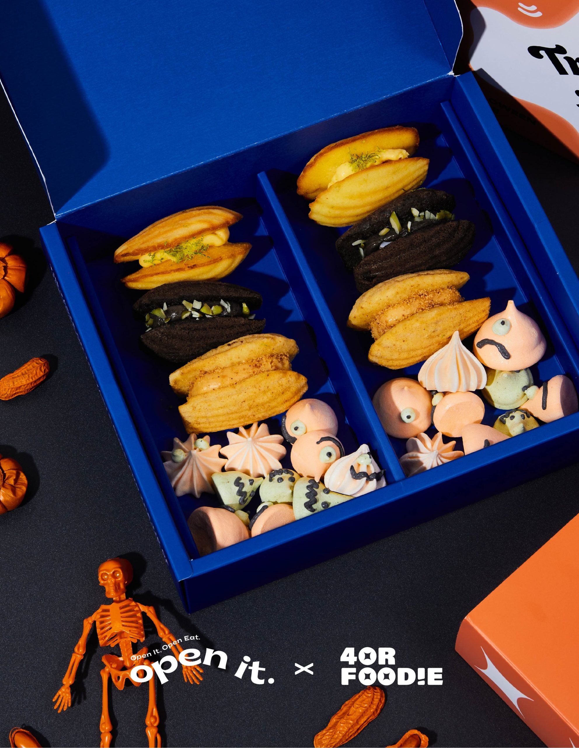 不給吃就搗蛋！ 瑪德蓮專門品牌 open it.  聯手台灣美食 IG 平台 4foodie 推出萬聖節新品