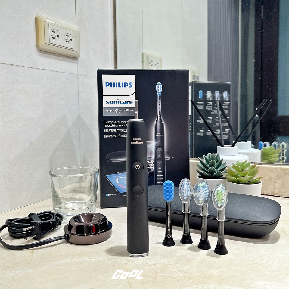 COOL開箱｜360 度各角落刷好刷滿！飛利浦 Sonicare 鑽石靚白智能音波震動牙刷