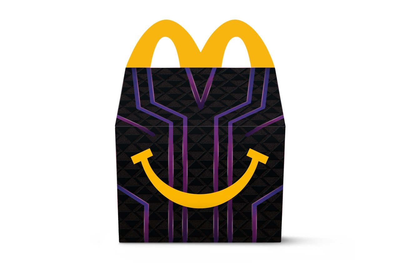 黑紫盔甲包裝！麥當勞推出《黑豹2：瓦干達萬歲》主題兒童餐