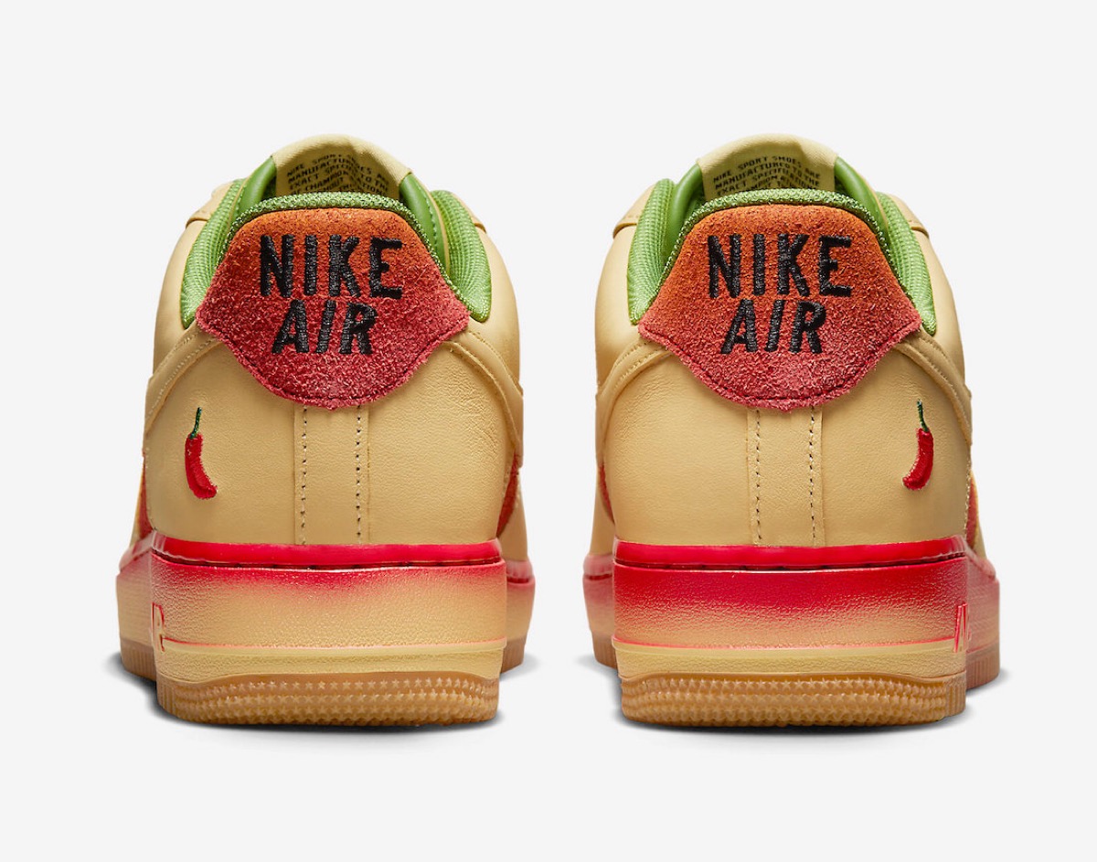 球鞋界小辣椒？Air Force 1 四十週年配色「Chili Pepper」，上腳怕辣穿脫請小心！