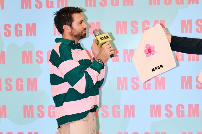 超愛大稻埕！ MSGM 品牌創辦人暨創意總監 Massimo Giorgetti 首次訪台，特別為台灣設計限定圖樣！