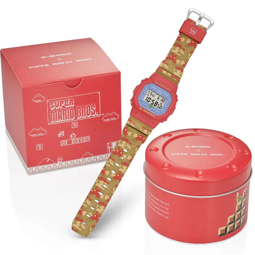 回憶殺經典紅白機上身！ G-SHOCK x 《超級瑪利歐兄弟》聯名錶款重磅登場！