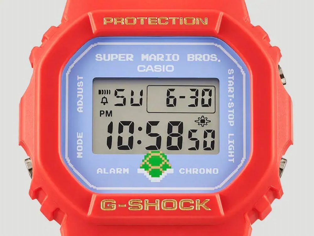 回憶殺經典紅白機上身！ G-SHOCK x 《超級瑪利歐兄弟》聯名錶款重磅登場！