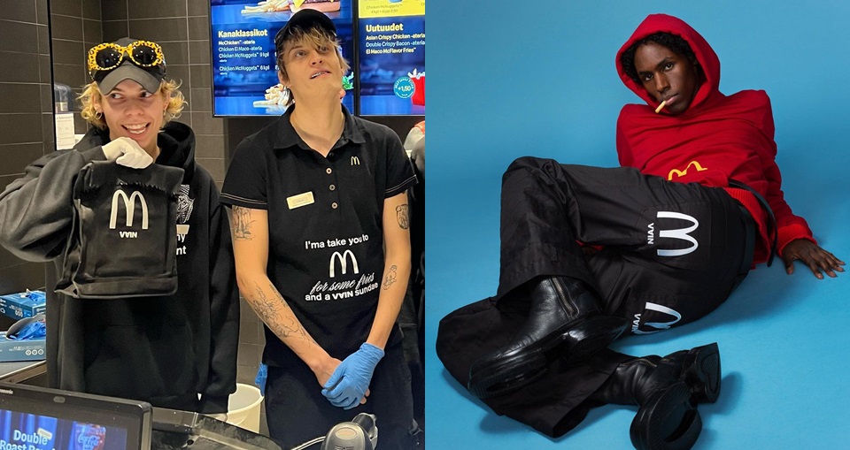 麥當勞制服變這樣？VAIN x McDonald's 聯名服飾系列　網：現在去麥當勞打工來得及嗎？