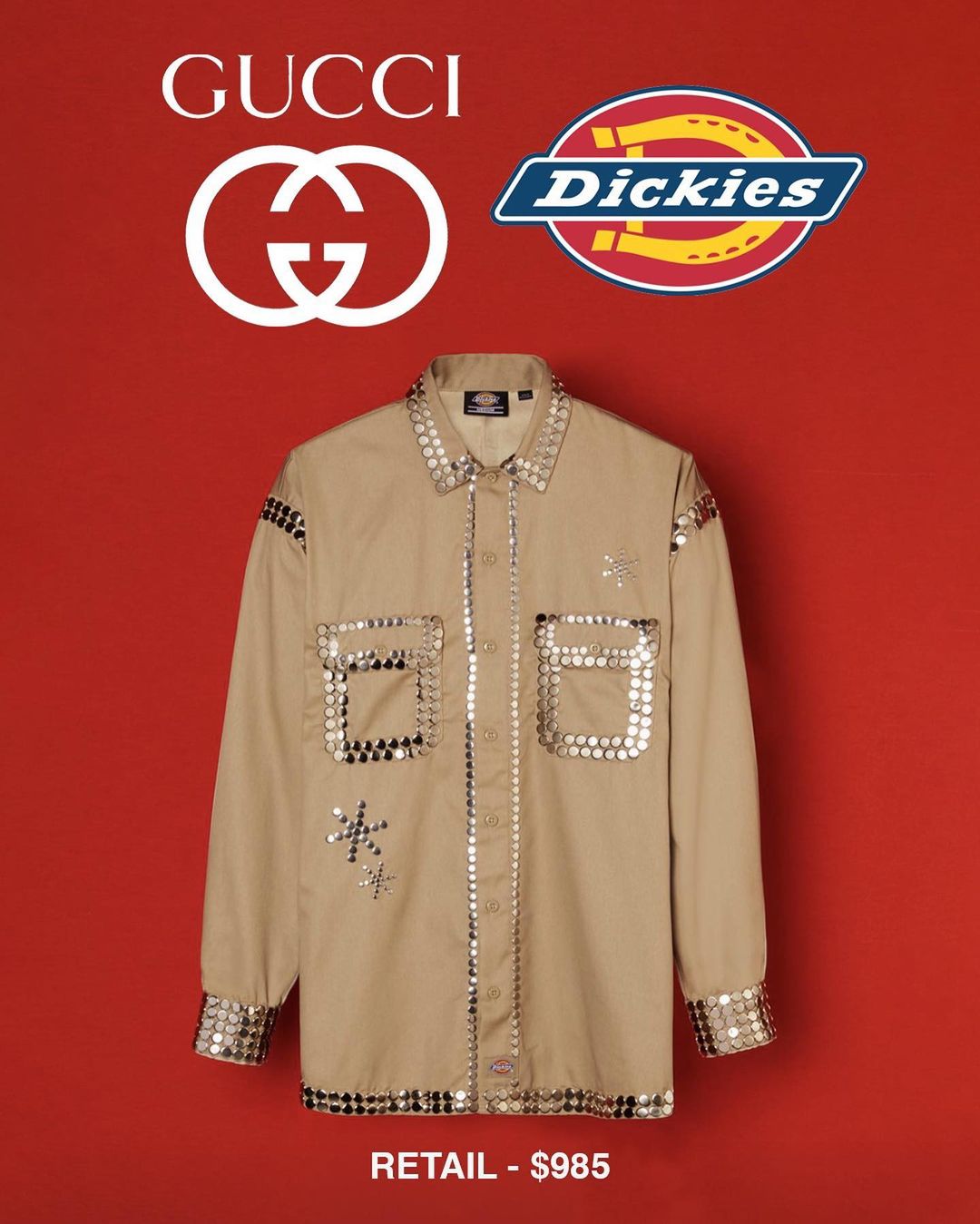 這重磅聯名你敢想？可能是史上最貴工裝的 GUCCI x Dickies 聯乘系列曝光！