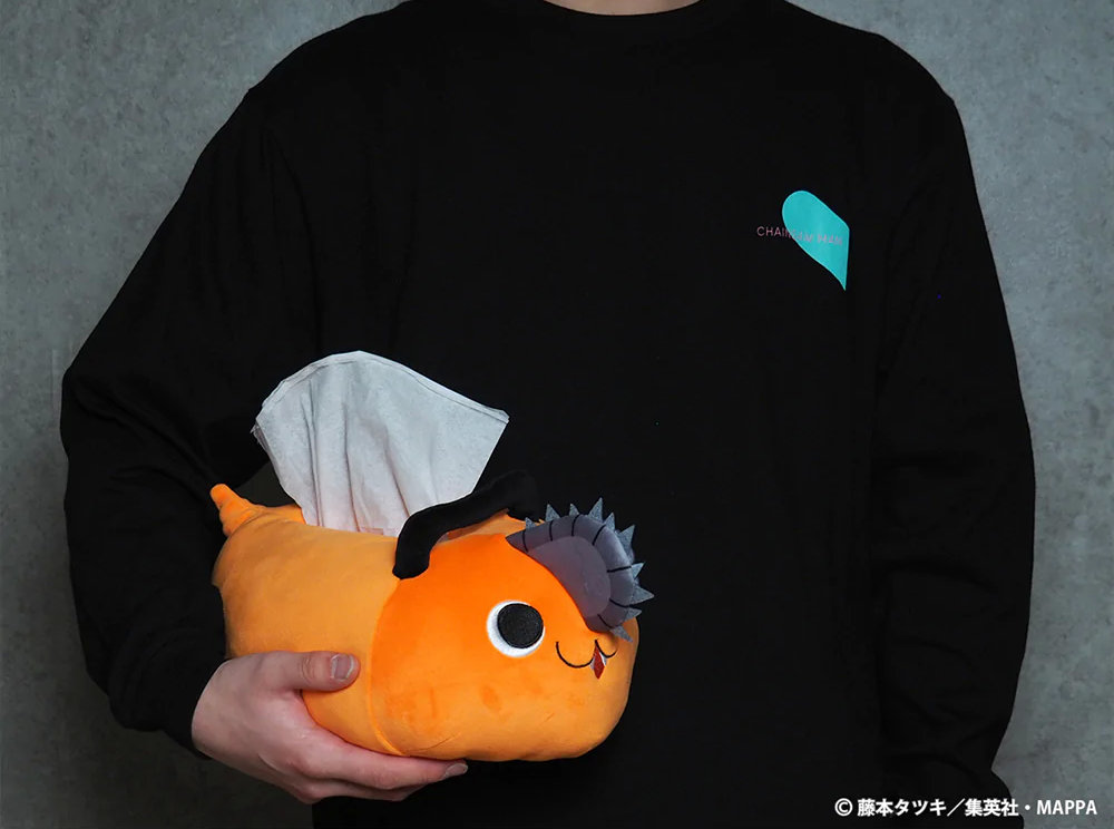 《鏈鋸人》JUMP SHOP「波奇塔」面紙盒 & 午睡枕，實用又可愛！