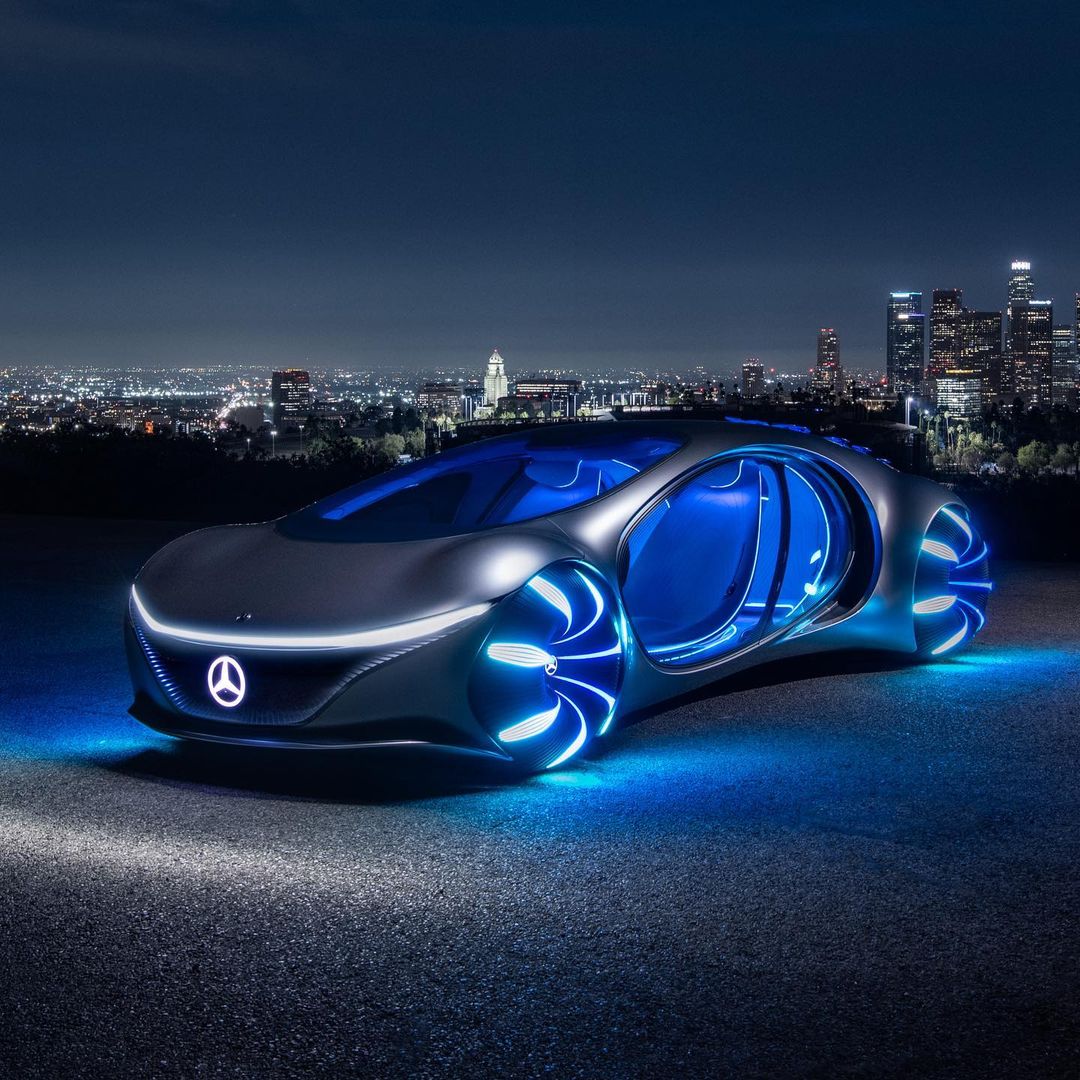 為《阿凡達：水之道》造勢！生命體座駕 M-Benz VISION AVTR 磅礴行駛好萊塢大道