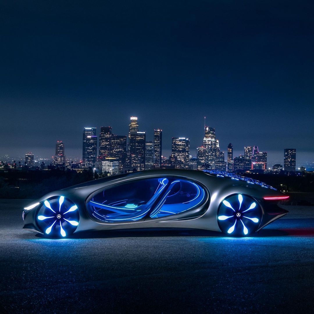 為《阿凡達：水之道》造勢！生命體座駕 M-Benz VISION AVTR 磅礴行駛好萊塢大道