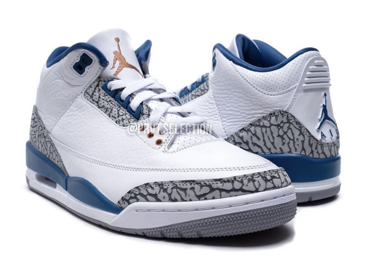 經典爆裂紋加巫師隊元素！Air Jordan 3 “Wizards” PE 據傳即將復刻登場
