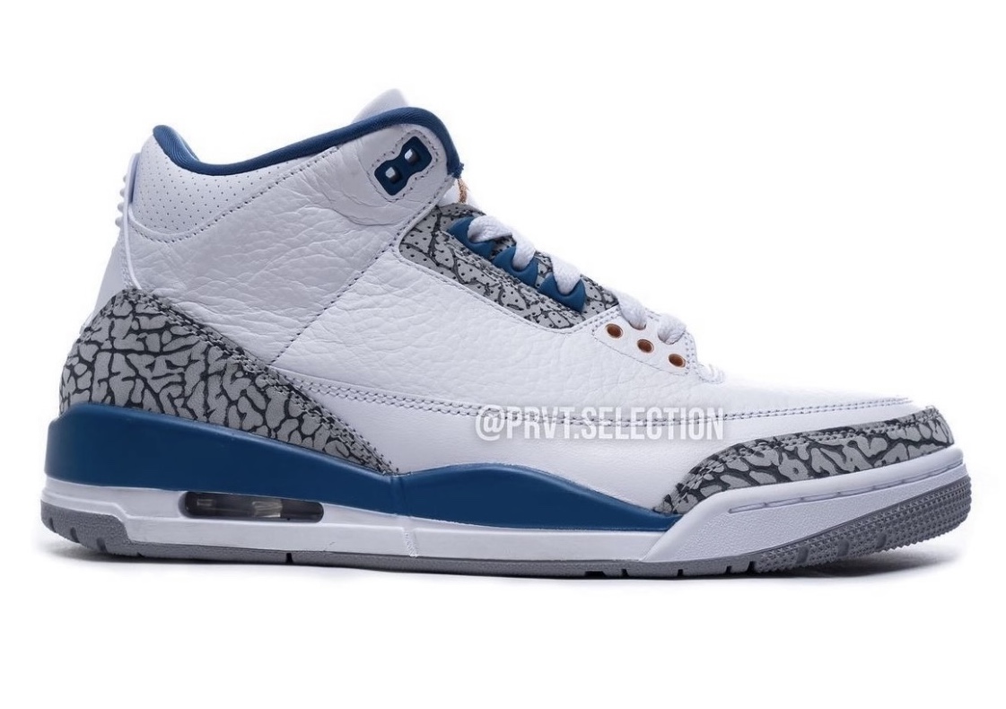 經典爆裂紋加巫師隊元素！Air Jordan 3 “Wizards” PE 據傳即將復刻登場