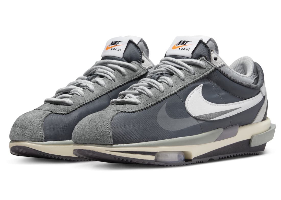 sacai x Nike Cortez 4.0 “Iron Grey” 官網抽籤資訊釋出- COOL-STYLE