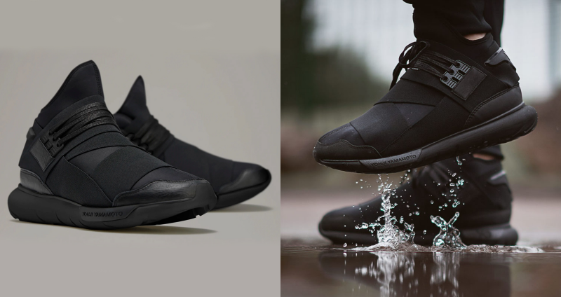 Y3 qasa discount triple black