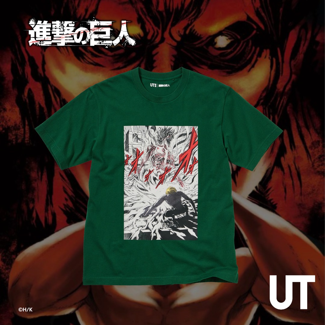 獻出你的荷包吧！《進擊的巨人》與 Uniqlo 睽違 10 年再度推出「單獨」聯名服飾