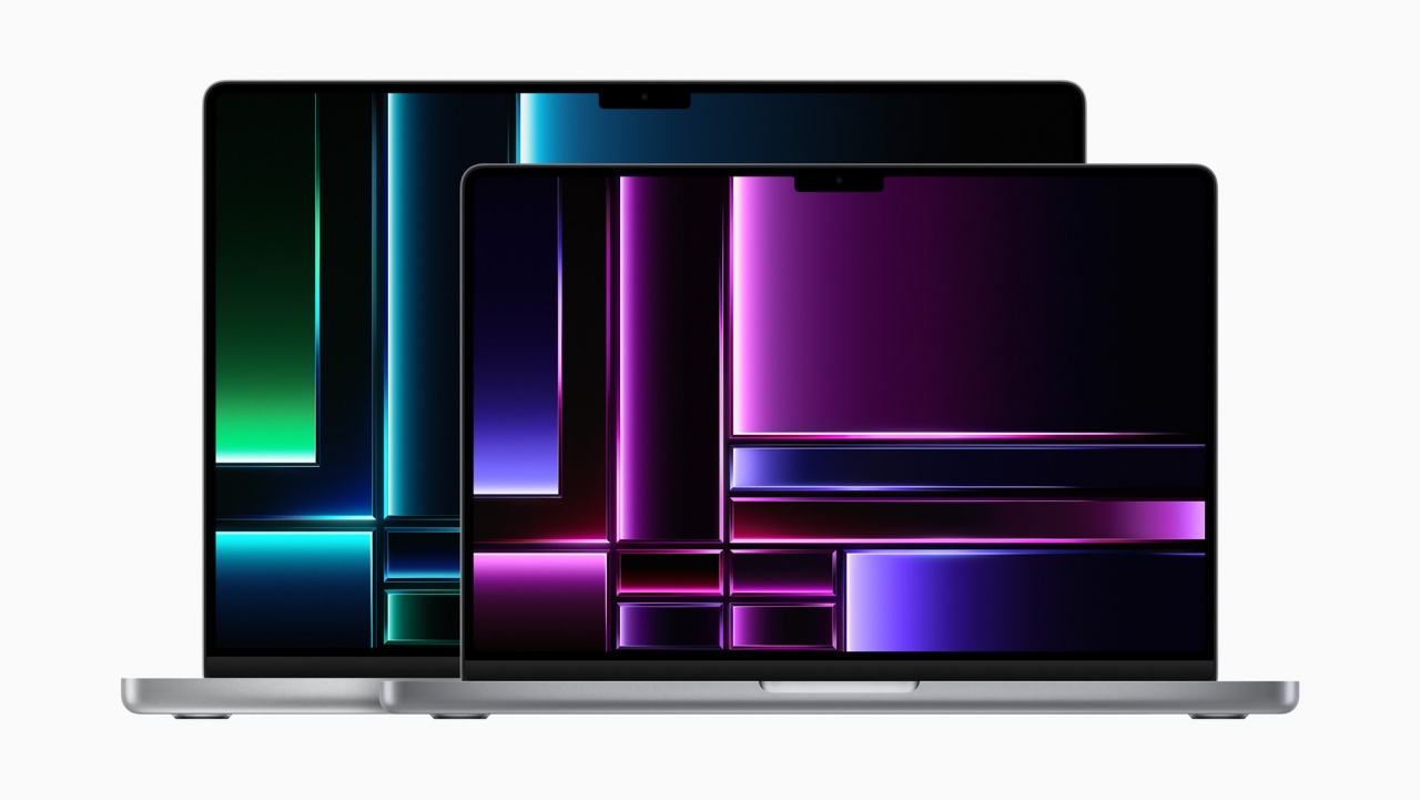 MacBook Pro 提供 14 吋 和 16 吋機型