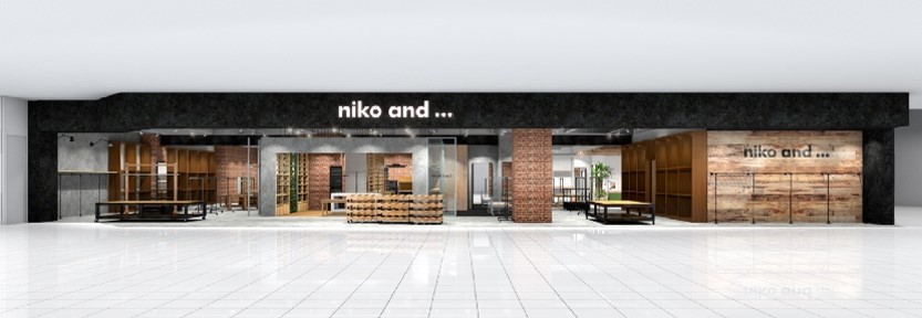 niko and ... 將於1/17起進駐LaLaport台中店