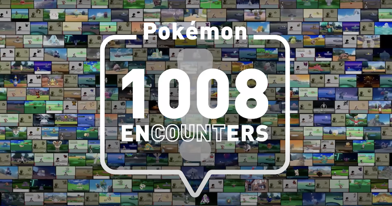 「Pokémon 1008 ENCOUNTERS」影片畫面