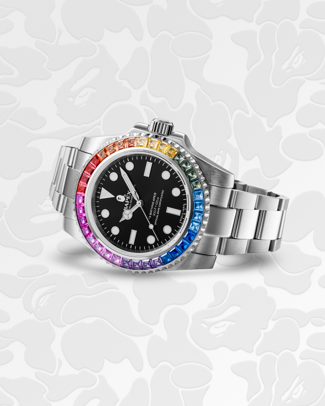 BAPE TYPE 1 BAPEX CRYSTAL STONE 欠品商品です 腕時計(アナログ