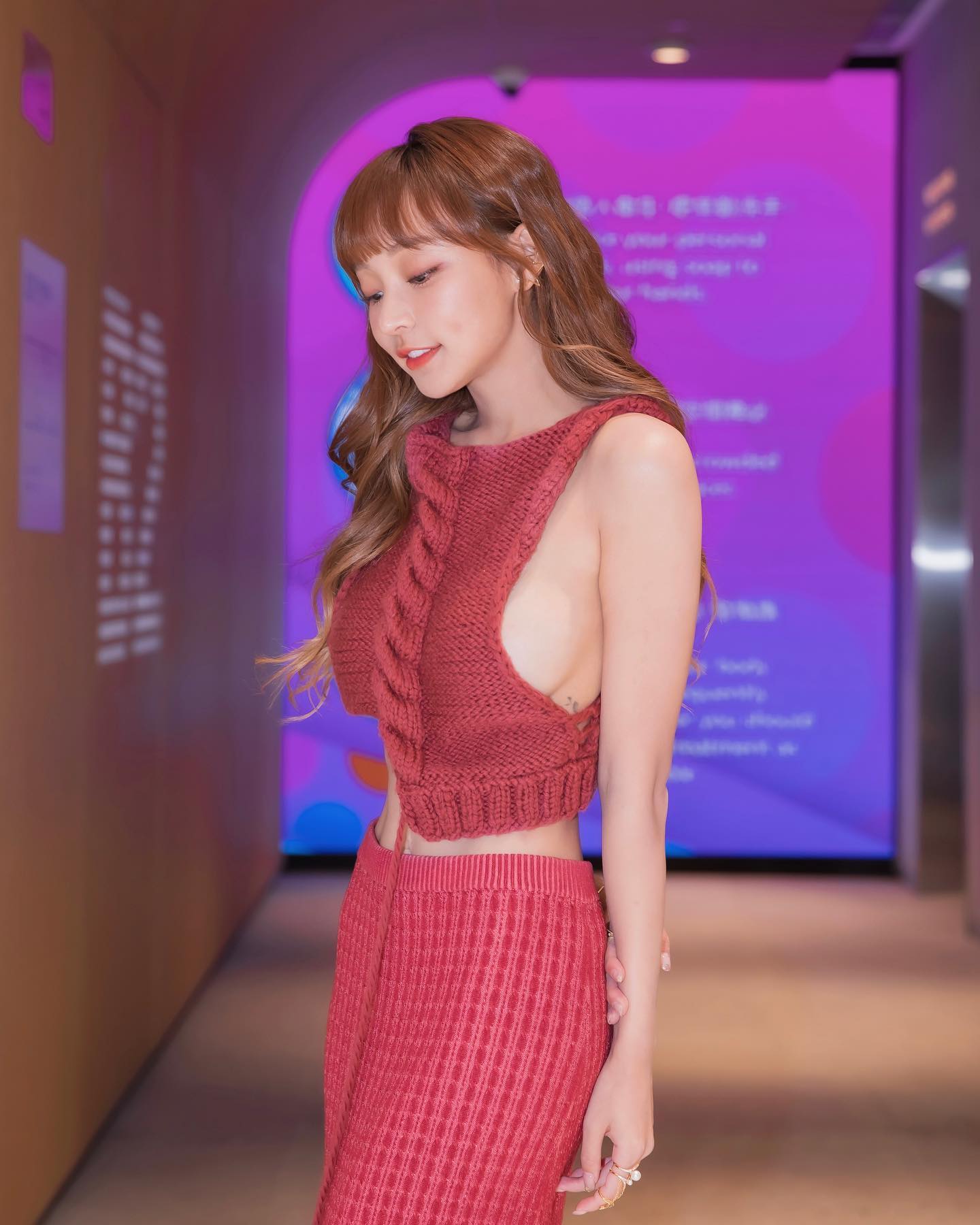 林襄日本雪地泡裸湯！雙手一夾掉出飽滿春光　但「胸下刺青」卻悄悄失蹤