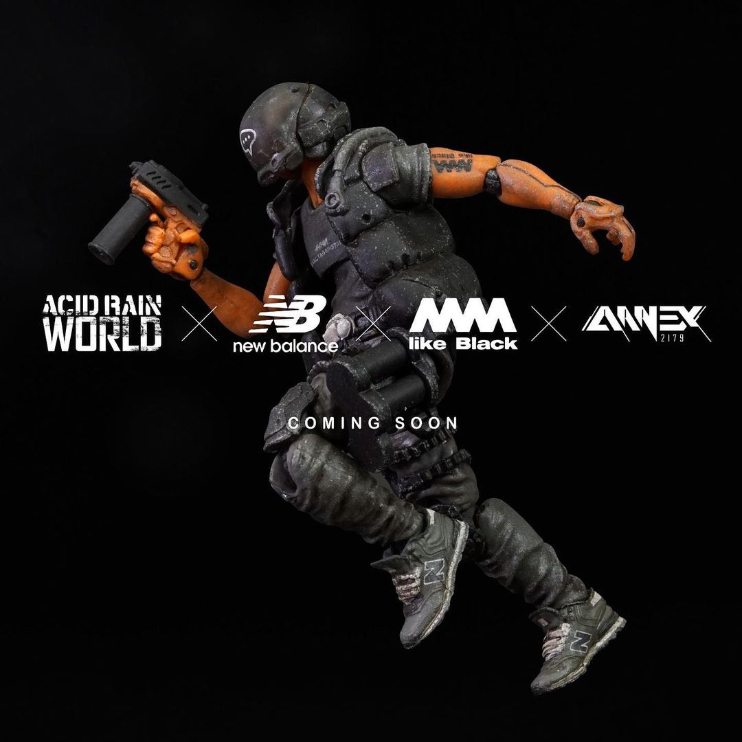 港潮教父「小小賭聖」葛民輝親釋！ Acid Rain World x New Balance x 4A like Black 聯乘公仔登場