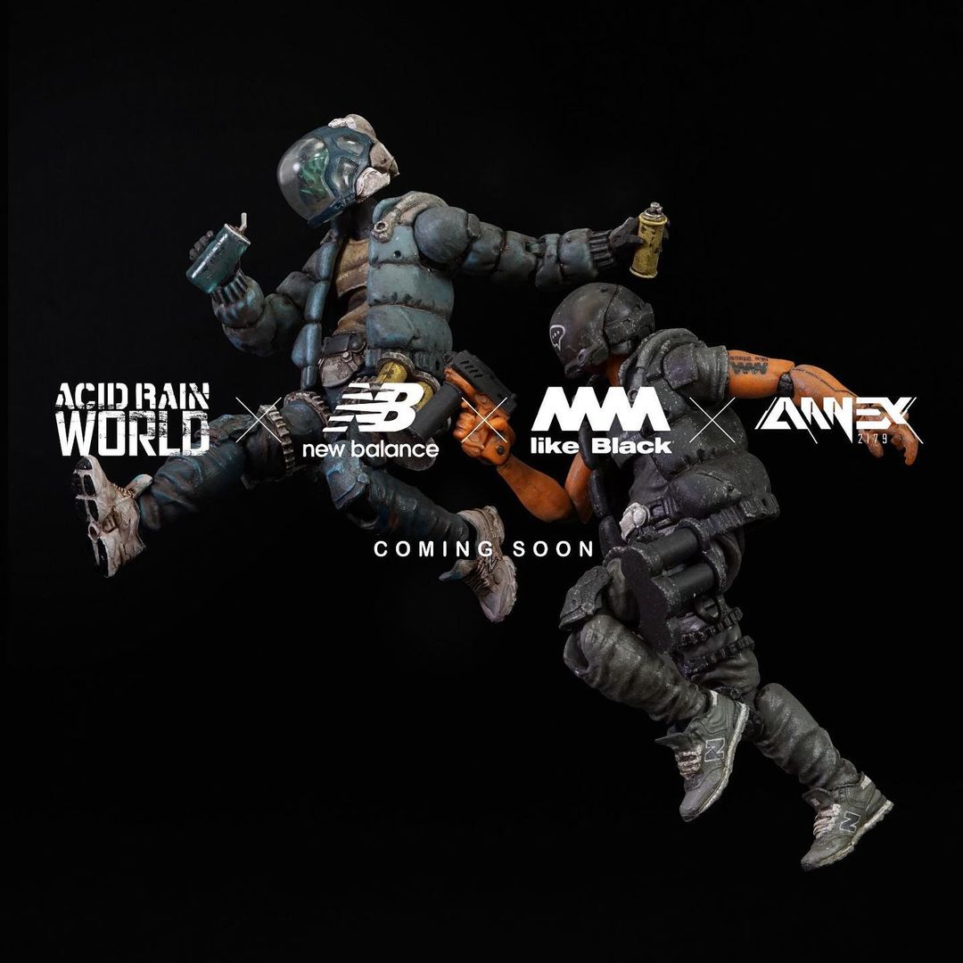 港潮教父「小小賭聖」葛民輝親釋！ Acid Rain World x New Balance x 4A like Black 聯乘公仔登場