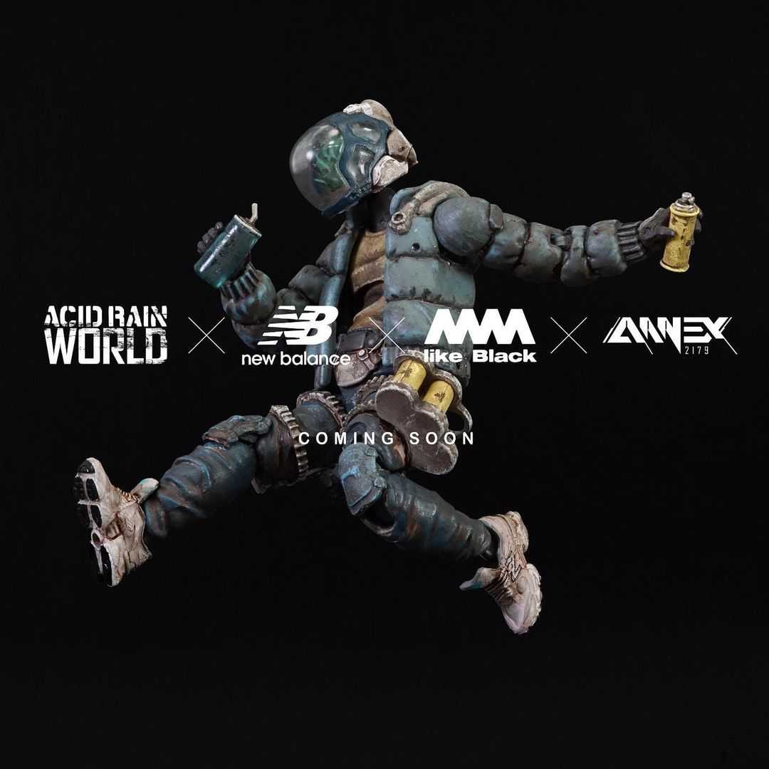 港潮教父「小小賭聖」葛民輝親釋！ Acid Rain World x New Balance x 4A like Black 聯乘公仔登場