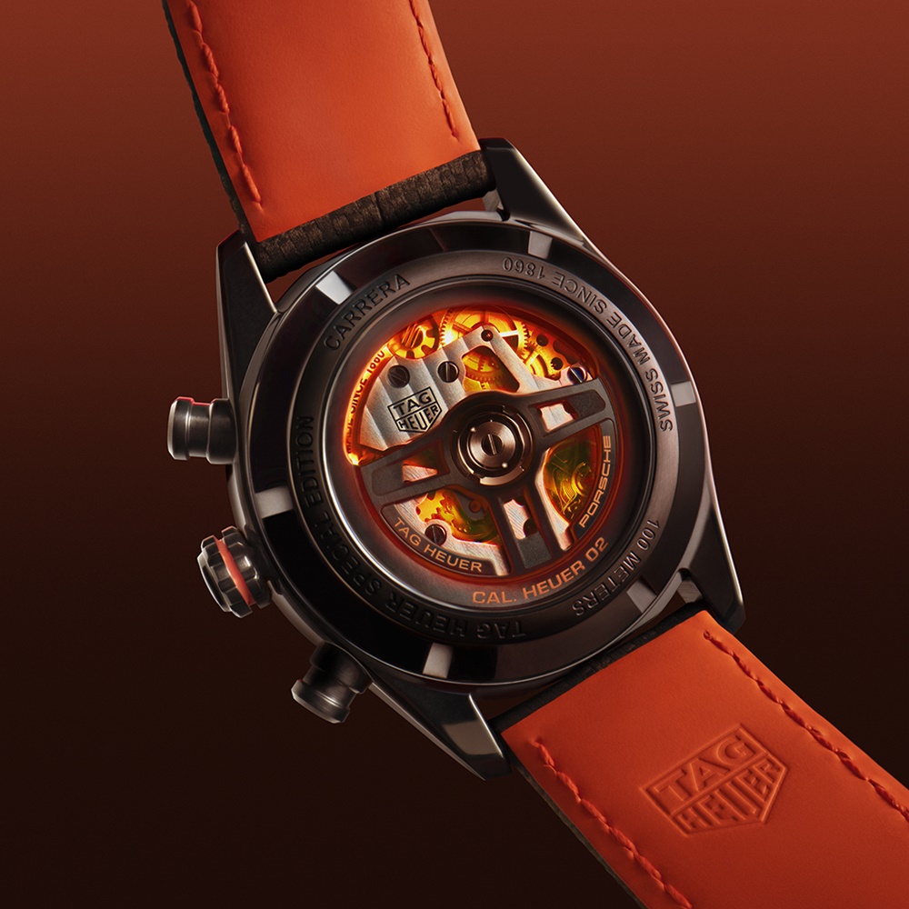 無法抵抗的黑橘潮！ TAG Heuer Carrera X Porsche Orange Racing 聯名計時腕錶登場