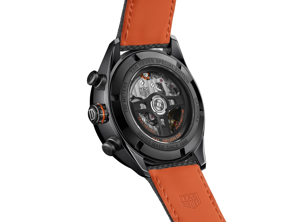 無法抵抗的黑橘潮！ TAG Heuer Carrera X Porsche Orange Racing 聯名計時腕錶登場