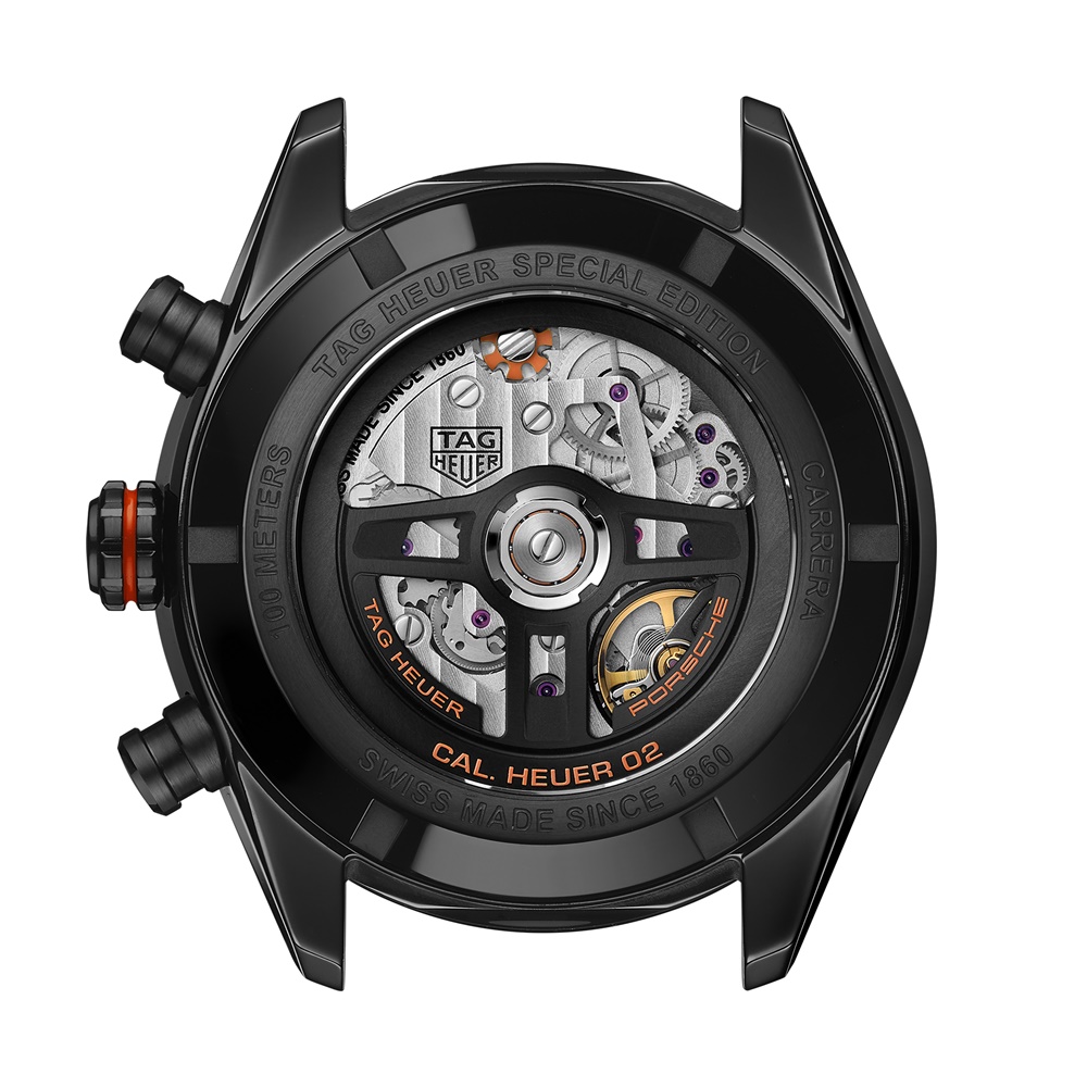 無法抵抗的黑橘潮！ TAG Heuer Carrera X Porsche Orange Racing 聯名計時腕錶登場