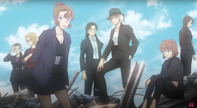 美女角色集體化身西裝暴徒？《名偵探柯南》動畫全新片尾曲「クウフク(starring VALSHE)」登場！