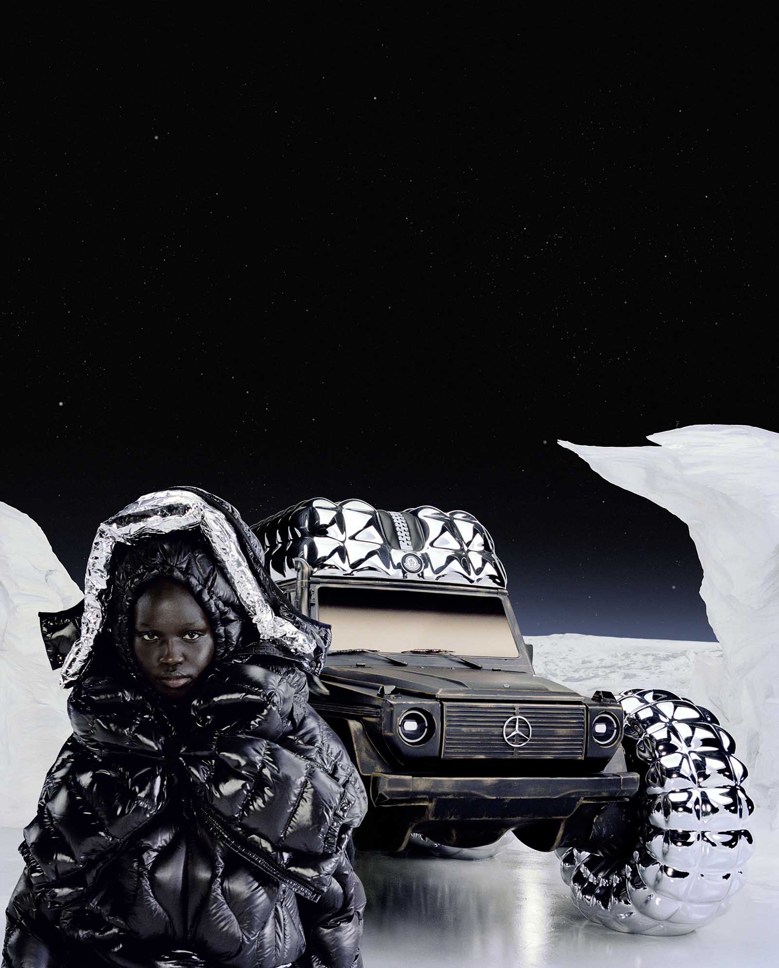 羽絨大 G 太吸睛！Moncler 攜手 Mercedes-Benz 打造「PROJECT MONDO G」藝術品！