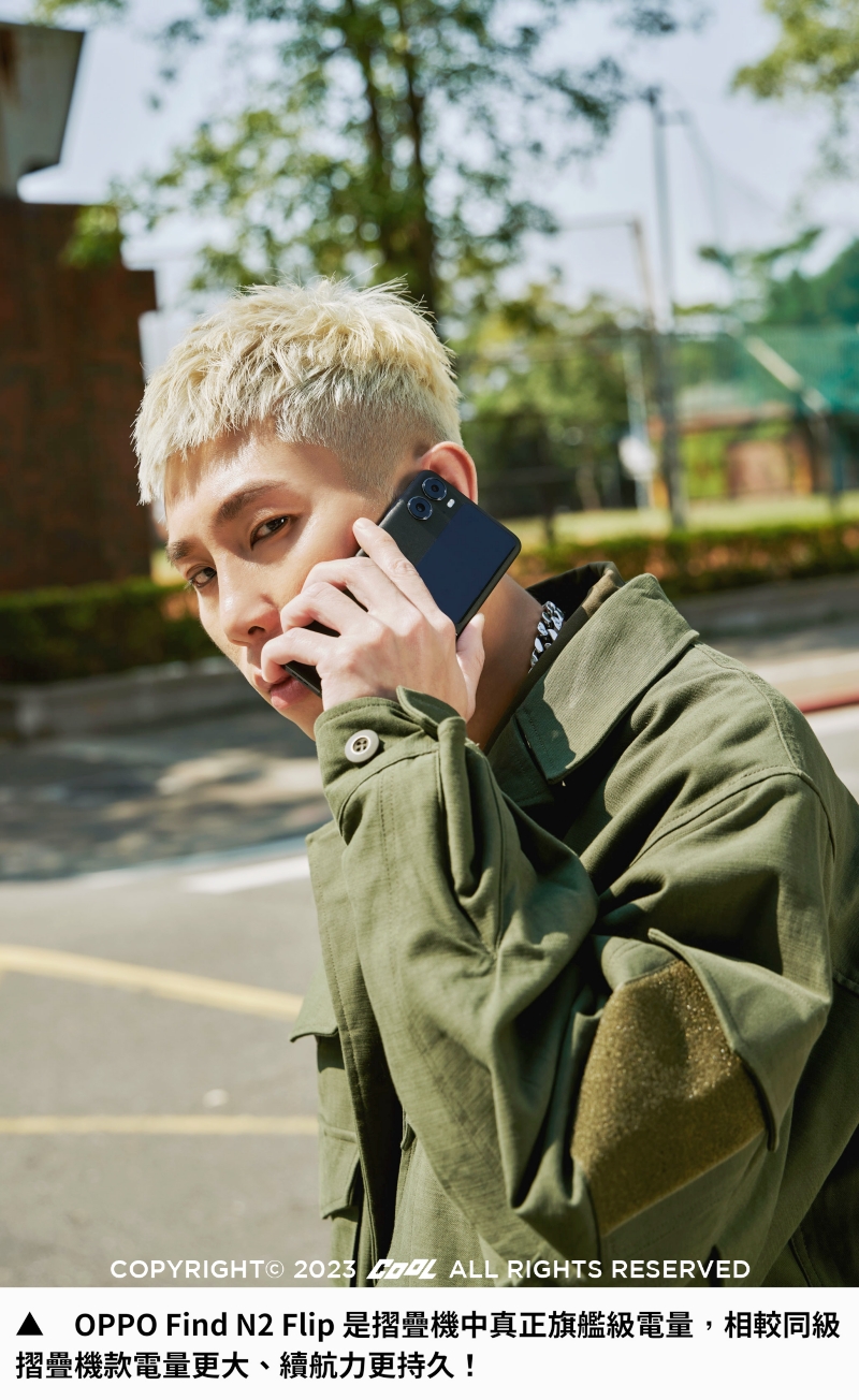 盤點五大潮男使用手機習慣！掌握這幾招  All Black風潮，誰說男生不能有摺疊小「新機」？！Feat. 台灣大哥大 x OPPO Find N2 Flip