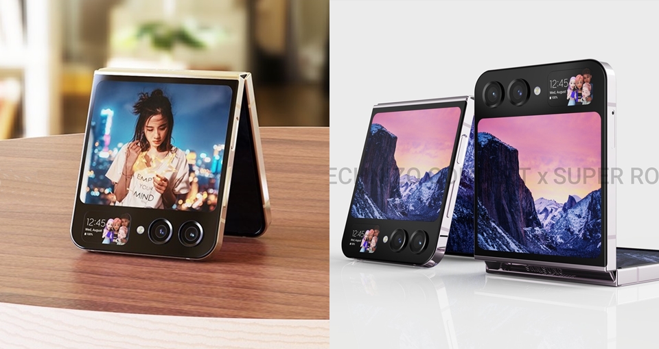 新一代三星摺疊手機 Galaxy Z Flip5 渲染圖首曝光？外螢幕尺寸「做好做滿」，內螢幕同步進化升級