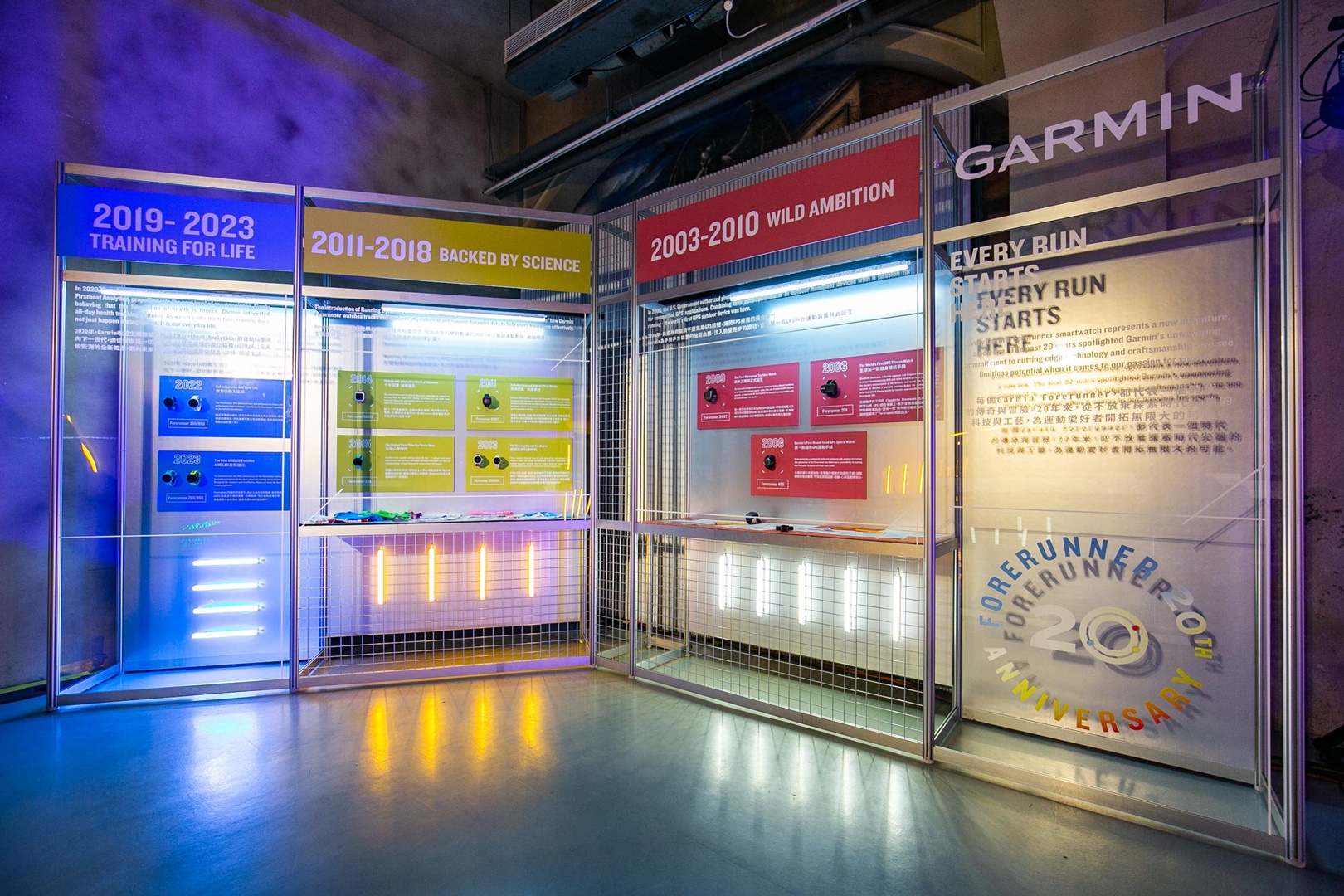 向跑者致敬！Garmin「FORERUNNER 20週年行星跑者特展」席捲華山，完成體驗最新 Forerunner 錶款免費「戴」回家！