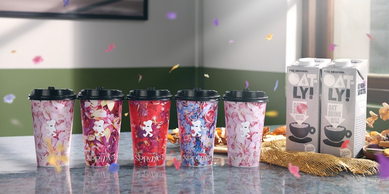 「源氣特調」限定上市！cama café 攜手 OATLY 品牌好友 AcQUA源少年 推出燕麥奶飲品