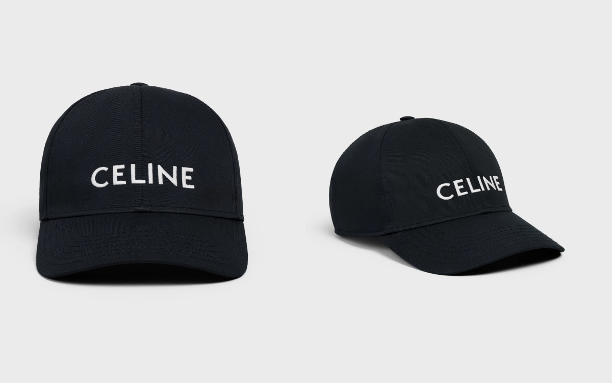 名牌棒球帽老帽推薦：CELINE棉質棒球帽