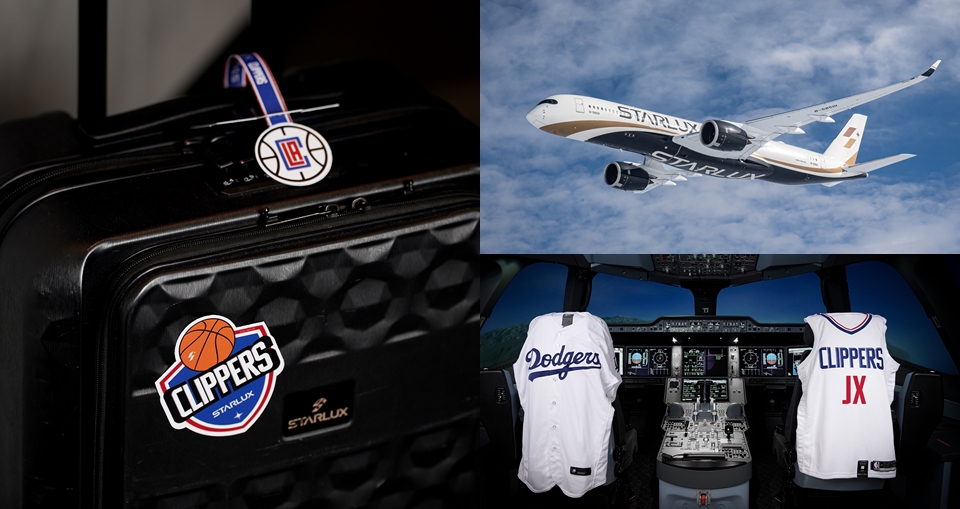 星宇航空成為洛杉磯 MLB 道奇、NBA 快艇合作夥伴！推出機上專屬球隊主題備品