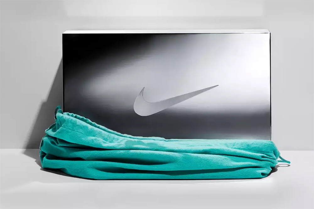 紀念合作里程碑，Tiffany & Co. x Nike 為 Air Force 1 打造「獨一無二」925 純銀鞋盒！