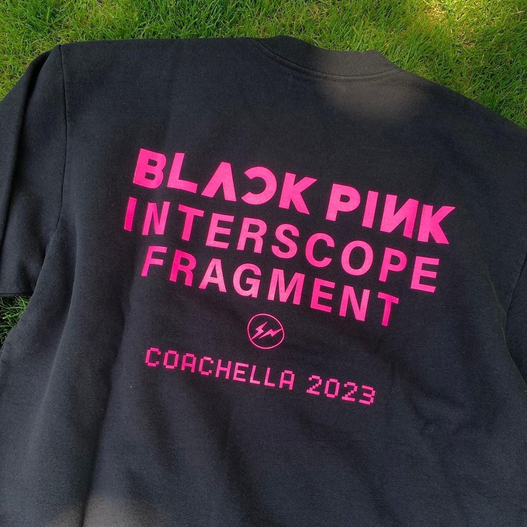 黑粉閃電！藤原浩親自曝光 fragment design x Intercope x Blackpink 三方聯乘 Coachella 限定 Tee
