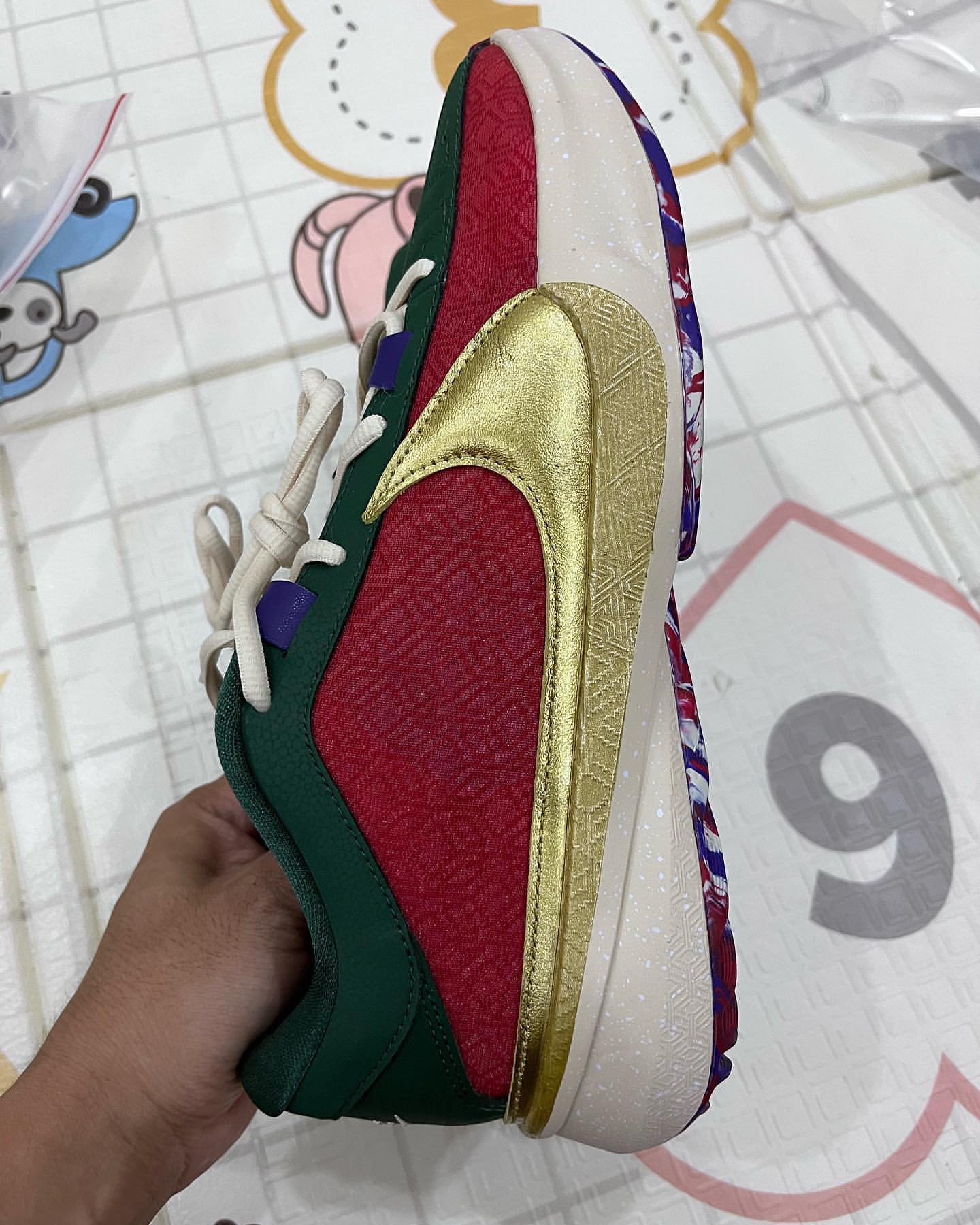 怪物氣息濃厚！子母哥戰靴 Nike Zoom Freak 5 疑似曝光，全掌氣墊回歸可能？