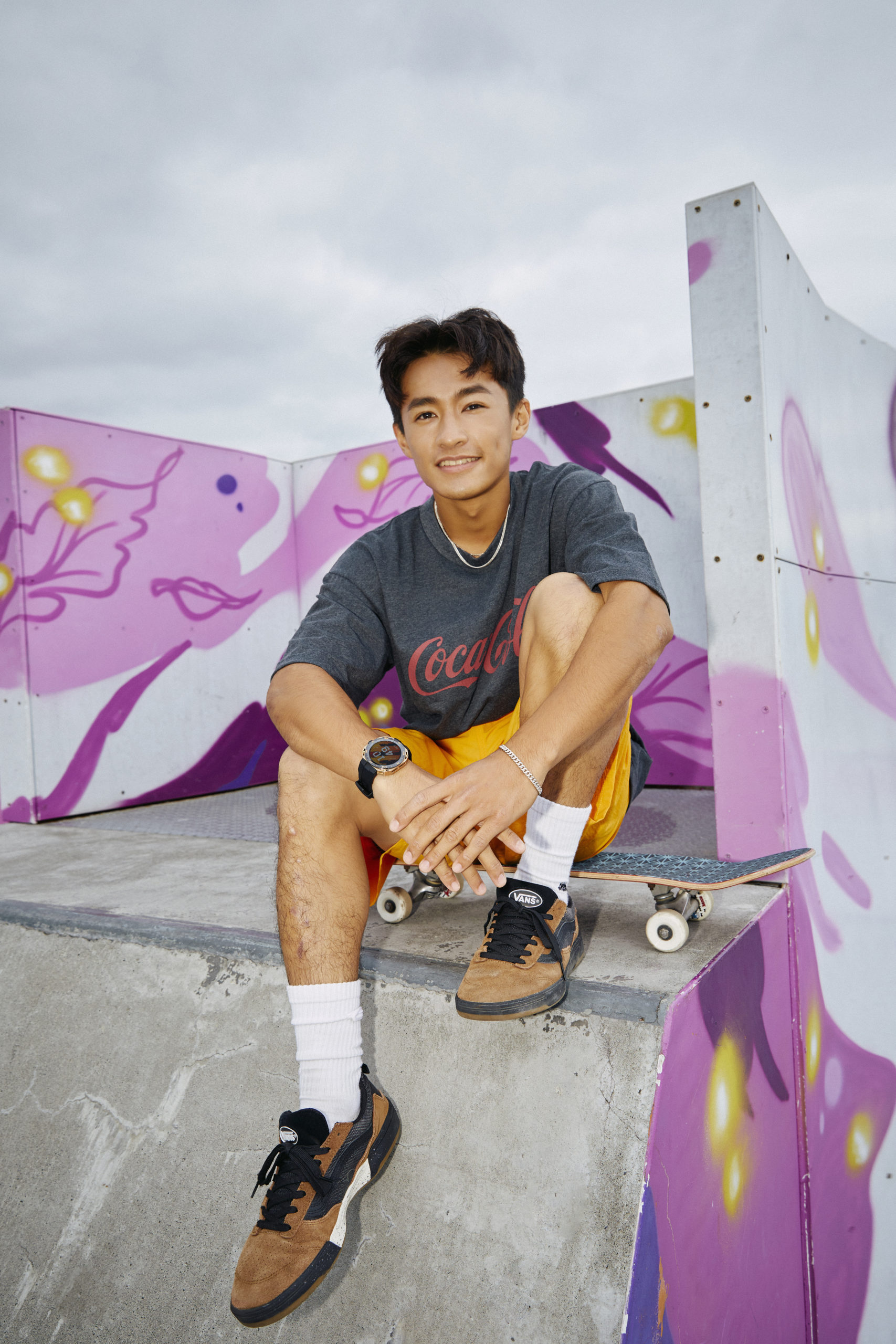 每個動作都有你的專屬配色！HUAWEI WATCH GT Cyber早就做好準備！讓世界級滑板選手林家元告訴你：「每一秒都要超越自己！」