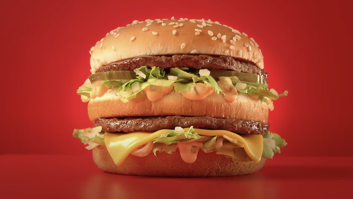 麥當勞餐點中，份量十足的大麥克（Big Mac）是不少人的心頭好