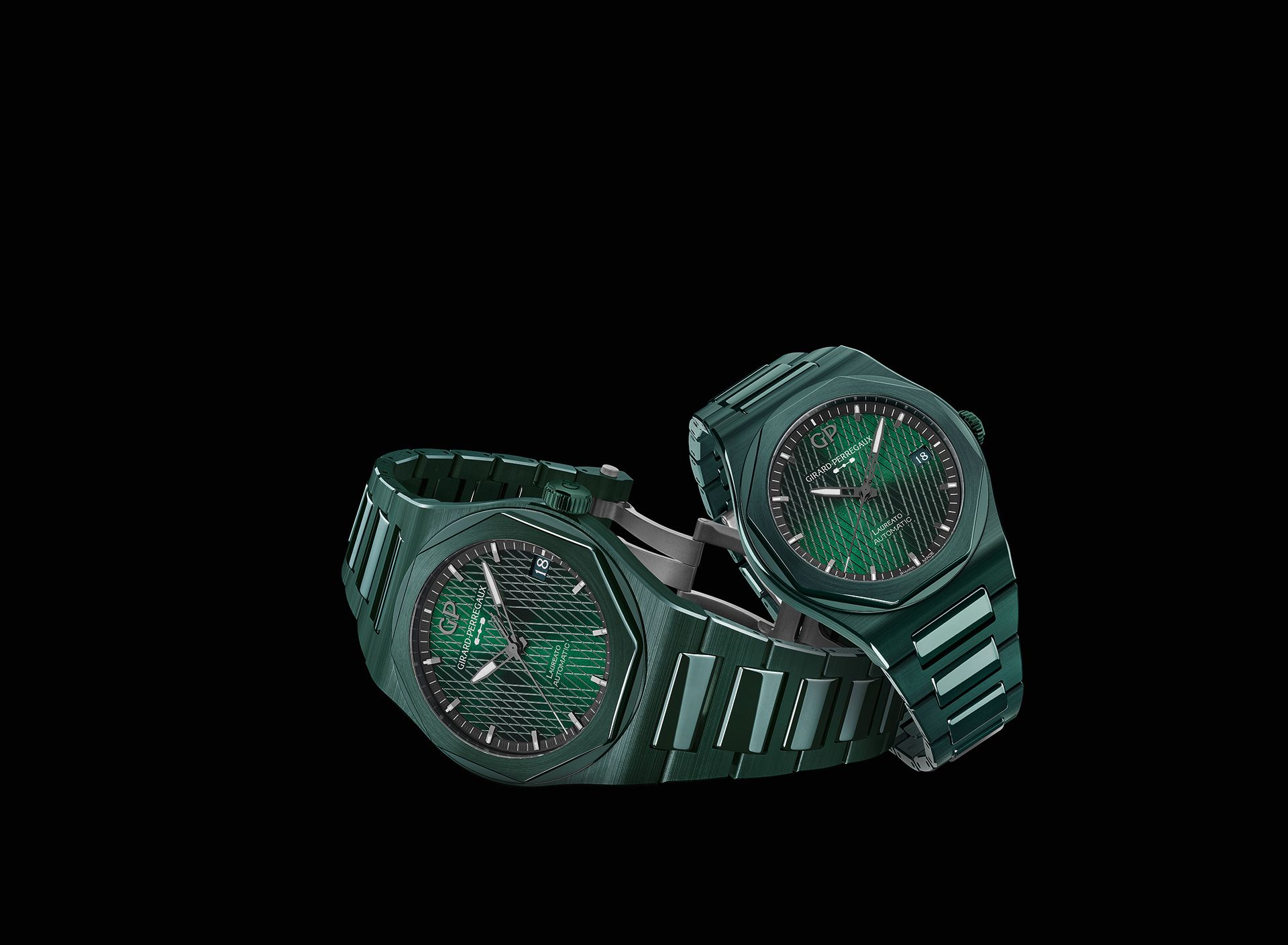 Girard-Perregaux Laureato Green Ceramic Aston Martin Edition-2