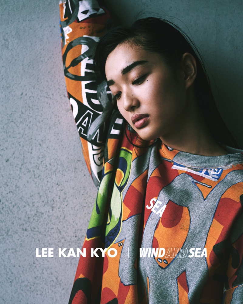 新品 wind and sea×lee kankyo HOODIE whiteパーカー