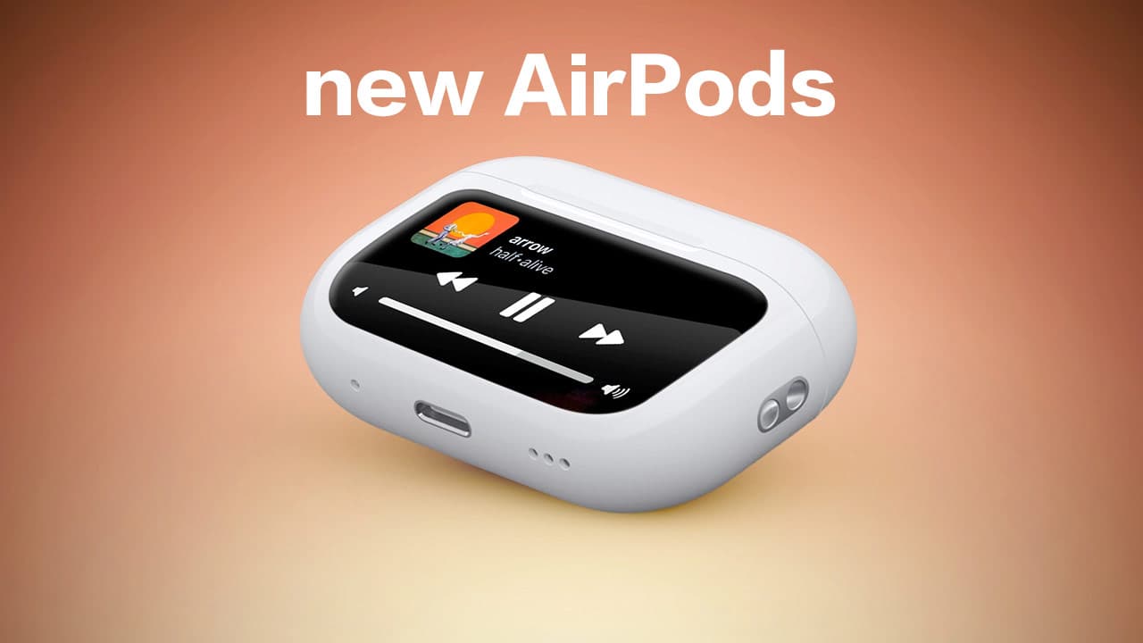 蘋果新一代 AirPod 充電盒新專利曝光！自帶觸控螢幕功能多更多