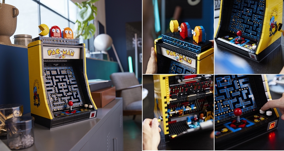 COOL開箱｜兒時的點點滴滴！LEGO PAC-MAM 小精靈復古街機，重現 80 年代流連大型電動間的回憶