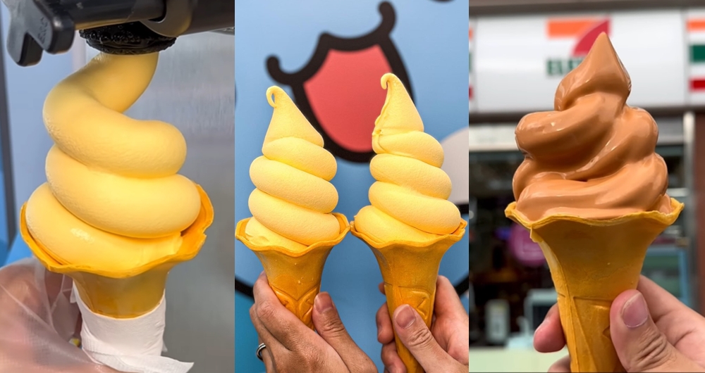 不只思樂冰！7-11 霜淇淋「芒果胖胖冰、泰奶口味」開機試賣　全家復刻新口味迎戰