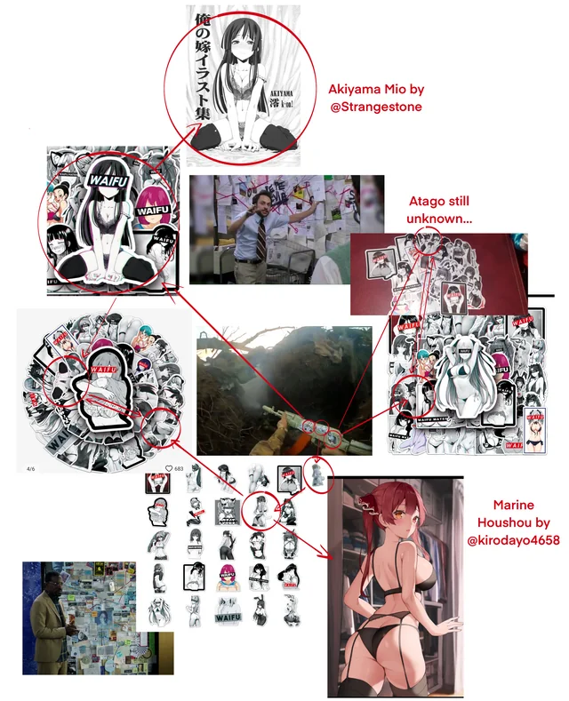 打仗也不忘宅男魂？烏克蘭士兵在步槍上貼滿二次元女角，網：「跪求 CSGO 出同款皮膚！」