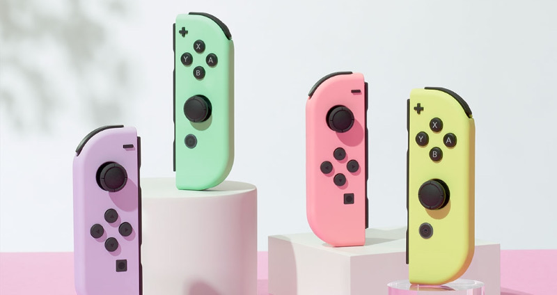 可惡，有被可愛到！Nintendo Switch 全新配色 Joy-Con 登場，粉粉的好像糖果！