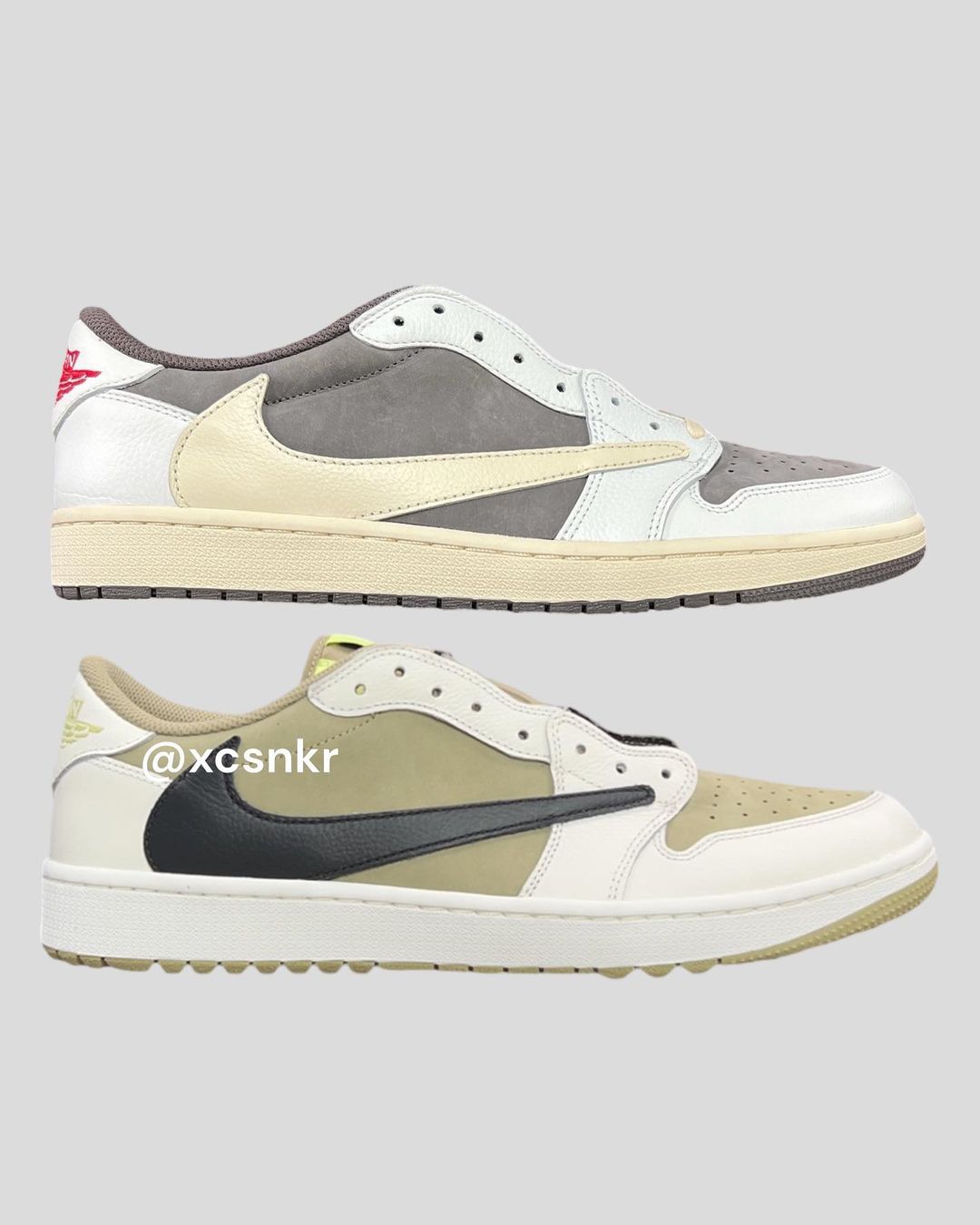 愈看愈迷人？Travis Scott × Air Jordan 1 Low GOLF 近賞細節曝光，發售情報首度揭曉！